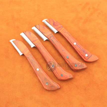 4-Piece Dog Carding Knife Set